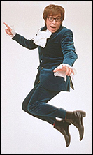 Comedian Mike Myers (aka Austin Powers).
