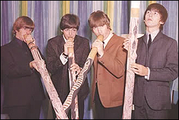 The Beatles downunder during their 1964 tour to Australia.