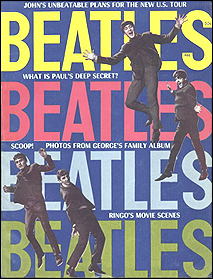 A Beatles fan magazine, circa 1964.