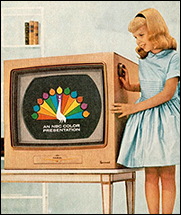 Image result for 1960s color tv