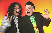 Howard Kaylan, right, with his friend Mark Volman.
