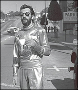 Ringo Starr on the location photo shoot for the album cover of Goodnight Vienna.