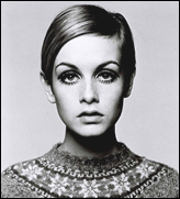 Twiggy, a London fashion model took the world by storm in the mid-1960s.