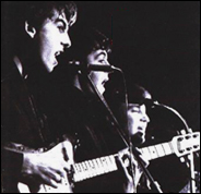 The Beatles performing at the Star-Club in Hamburg, Germany, circa 1962.