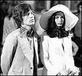 Bianca Jagger with her husband, Mick.