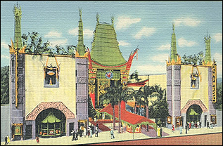 Grauman's Chinese Theater on Hollywood Boulevard in Hollywood, California.