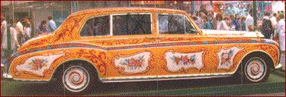John Lennon's psychedelic Rolls Royce was one of the icons of the psychedelic years of the sixties.