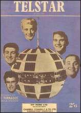 Sheet music for the popular 1960s instrumental, Telstar.