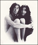 An alternate photo of John and Yoko from their Two Virgins album.